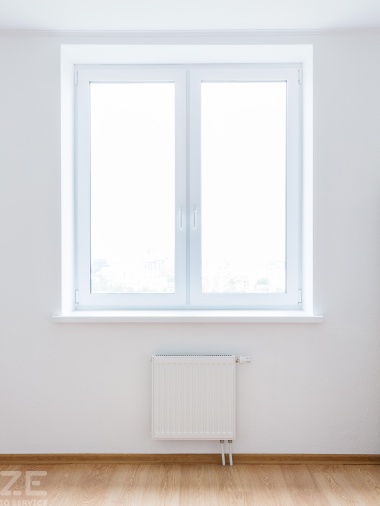 Пластиковое окно в квартиру двухстворчатое 1200 * 1340 мм